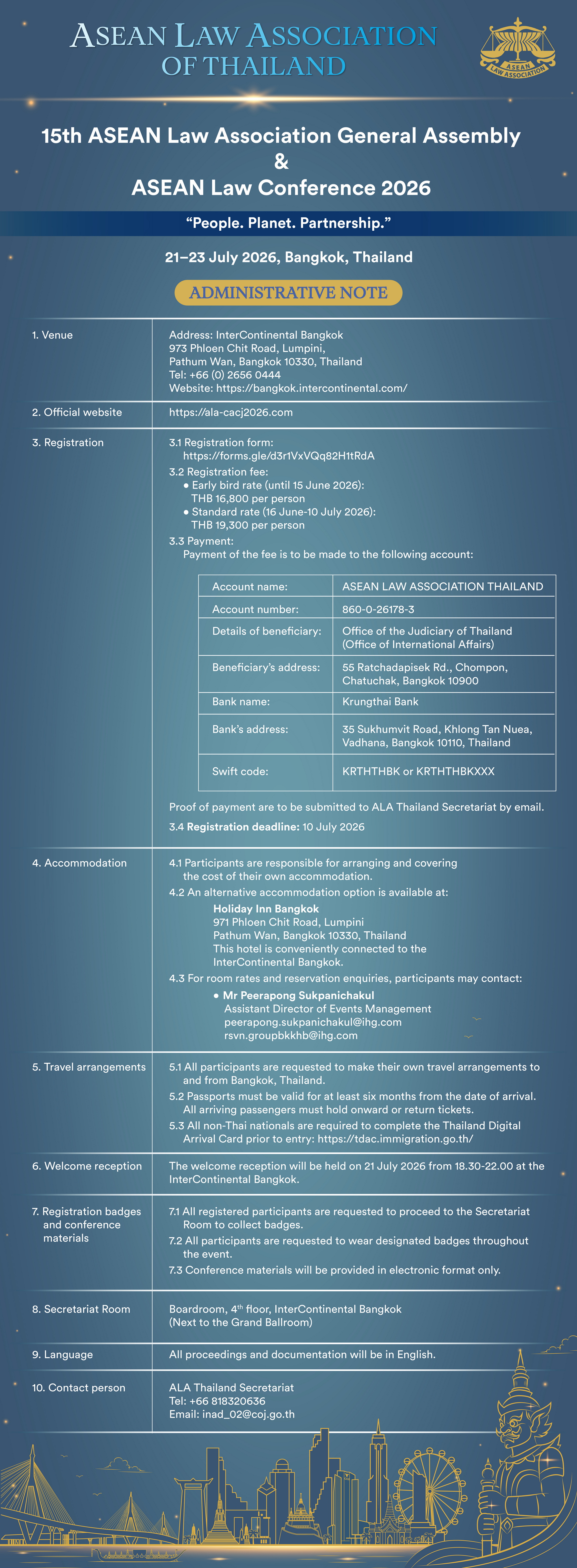 Administrative Notes